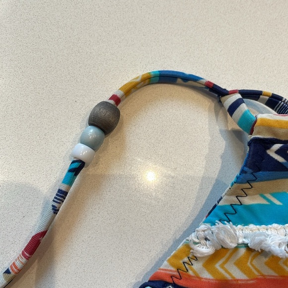 Lucky Brand Guatemala Beach Reversible String Bikini, Size L/XL - Picture 7 of 12